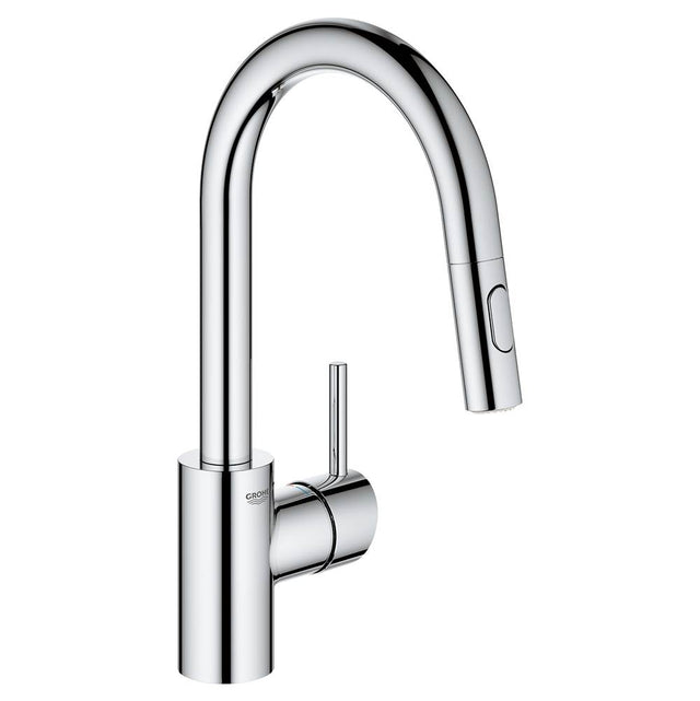 Grohe - Single-Handle Pull Down Bar Faucet 1.75 GPM - Chrome