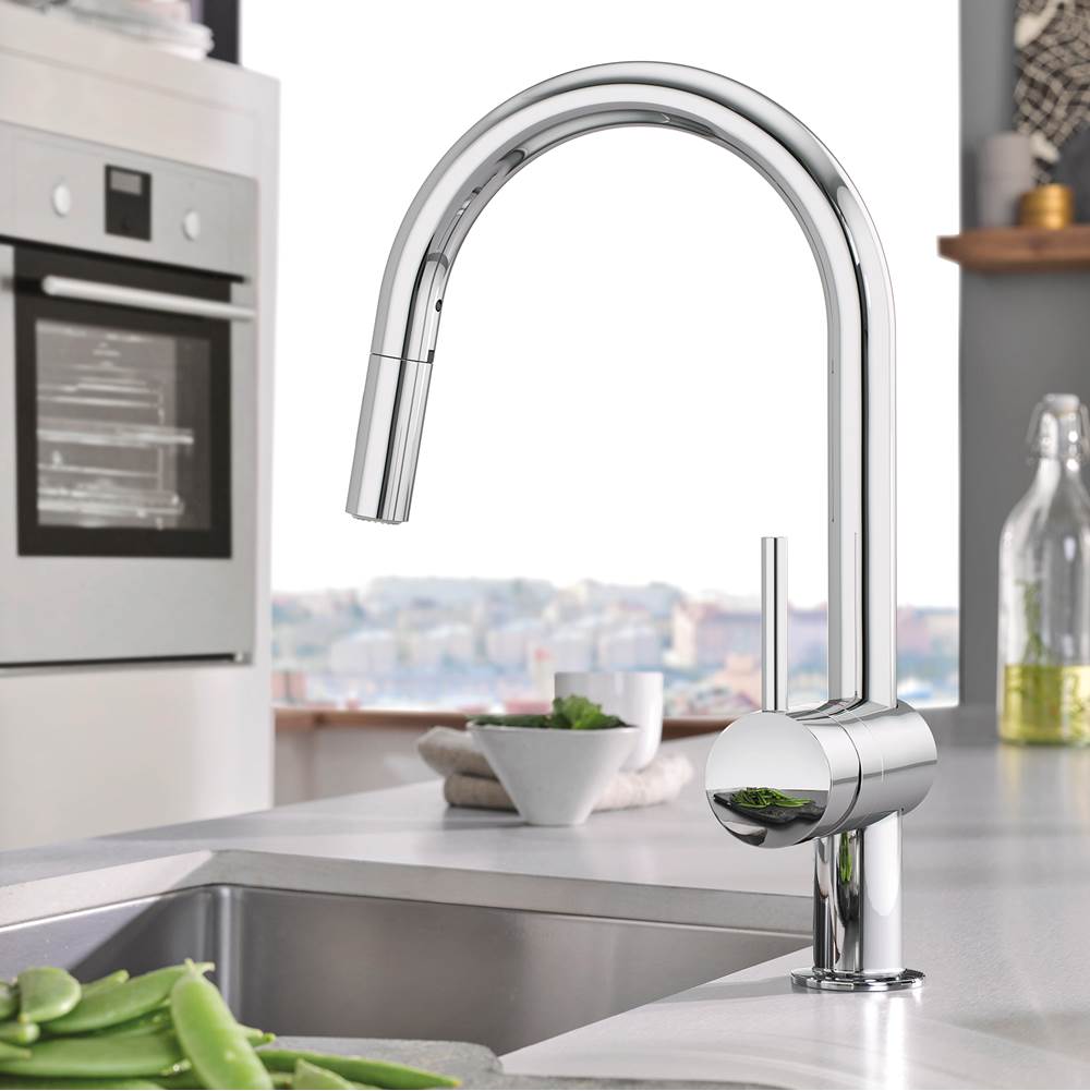 Minta Single-Handle Pull-Down Kitchen Faucet Dual Spray 1.75 GPM