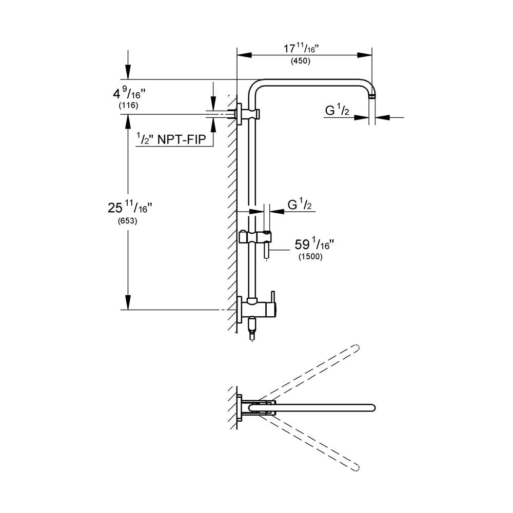 25 Shower System