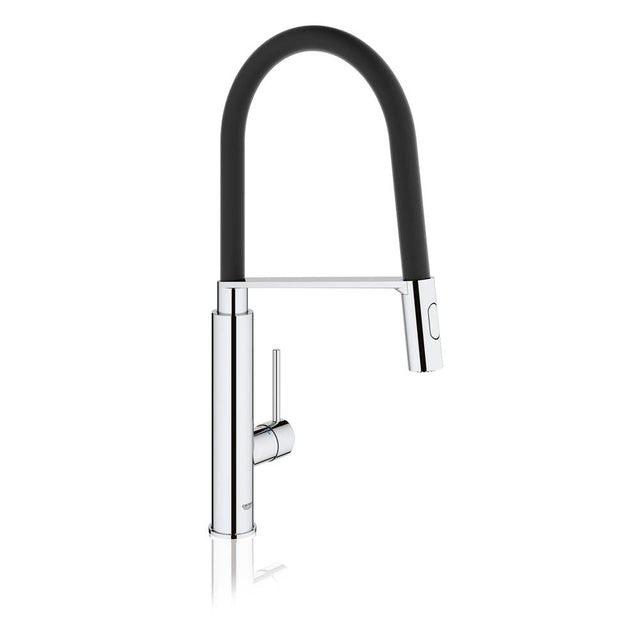 Grohe - Single-Handle Semi-Pro Dual Spray Kitchen Faucet 1.75 GPM - Chrome