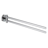 Grohe - 18  Double Towel Bar - Brushed Nickel