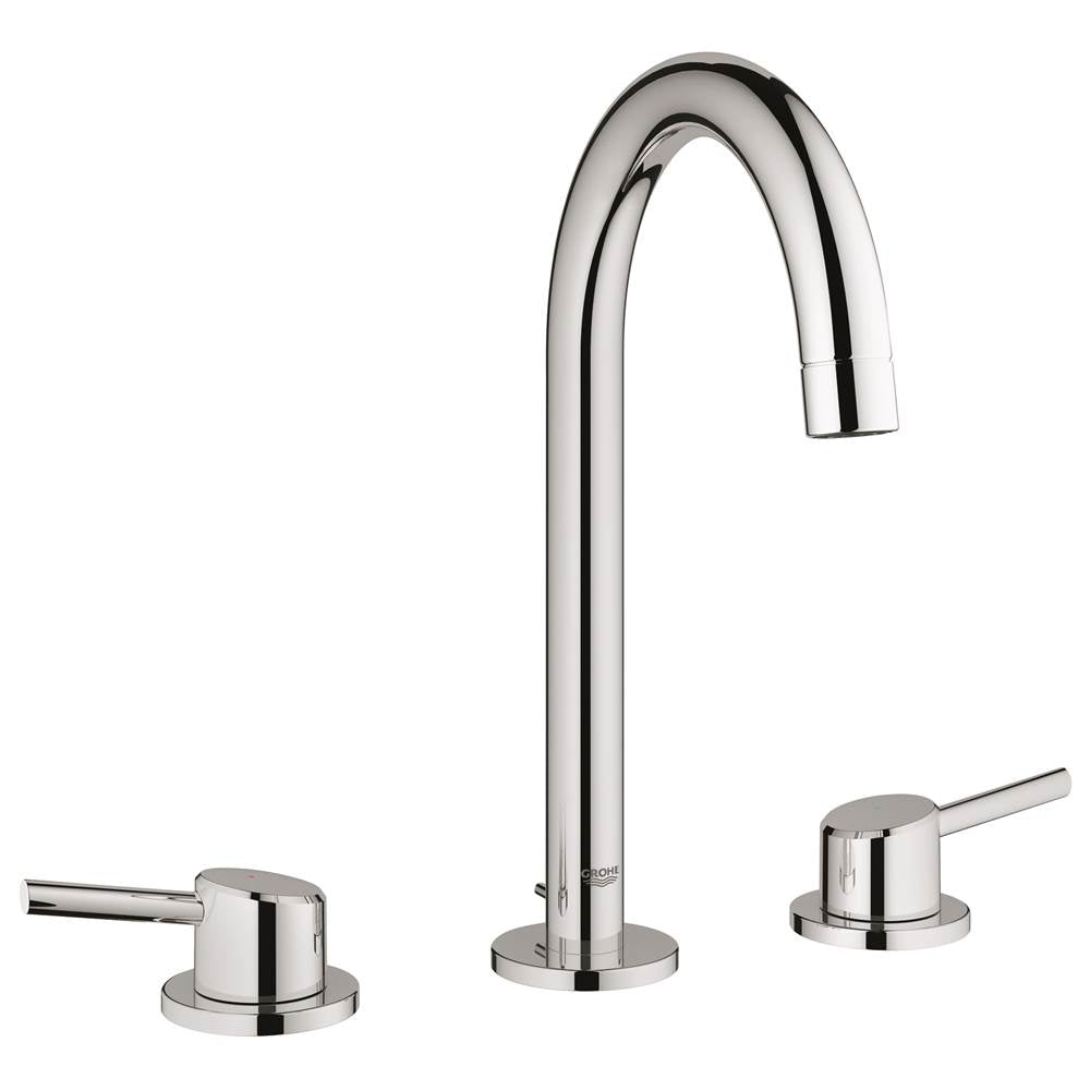 Grohe - 8-inch Widespread 2-Handle L-Size Bathroom Faucet 1.2 GPM - Chrome