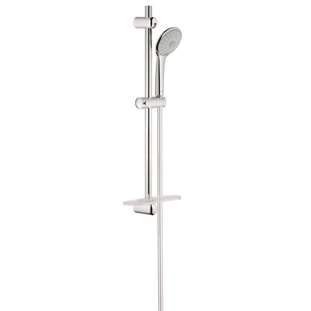 Grohe - 110 Massage Shower Slide Bar Kit - 3 Sprays, 2.5 gpm - Chrome