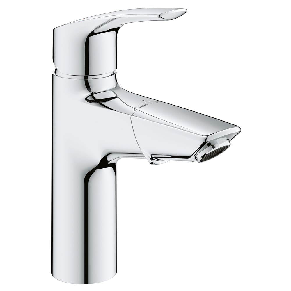 Grohe - Single Hole Single-Handle M-Size Bathroom Faucet 1.2 GPM with Pull-Out - Chrome
