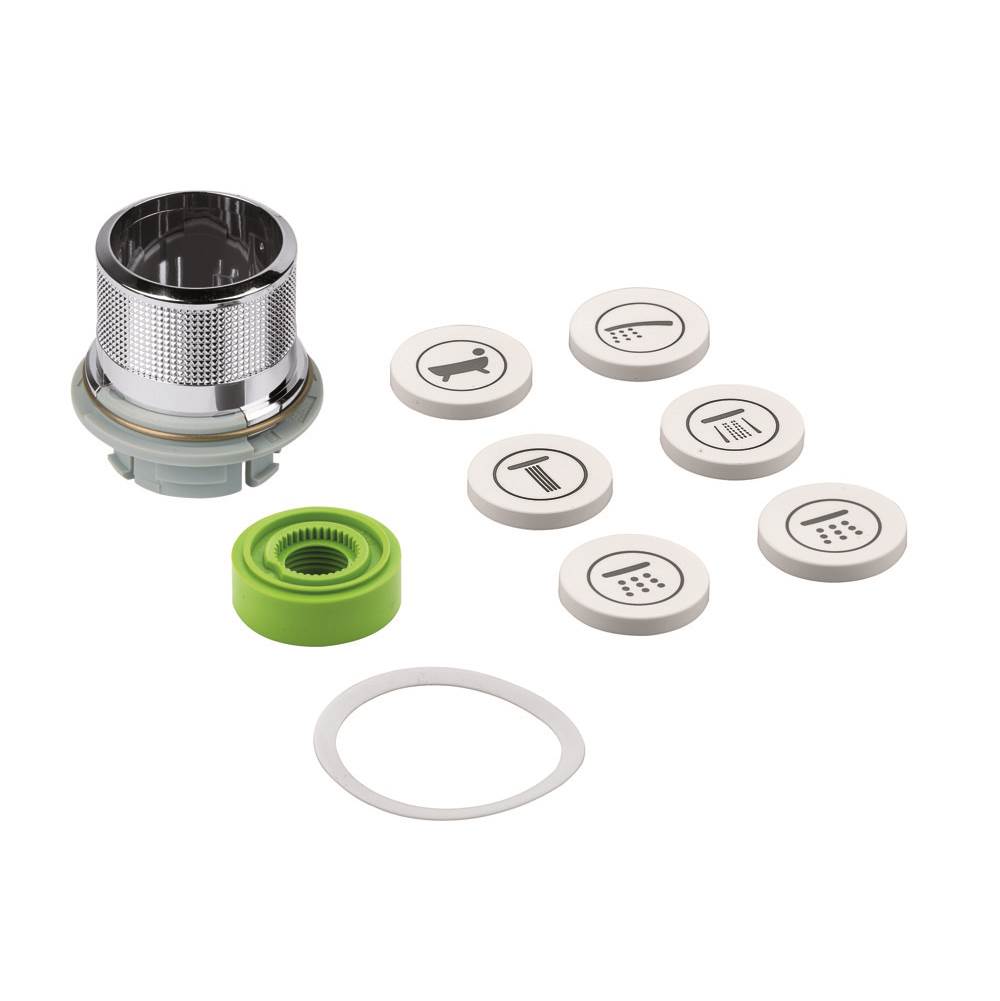 Grohe - SmartControl Button Replacement with Icon Caps - Chrome