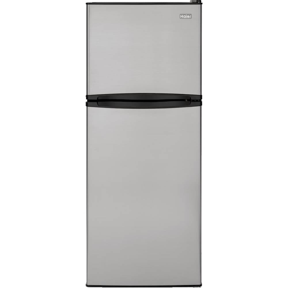Haier - 9.8 Cu. Ft. Top Freezer Refrigerator - Stainless