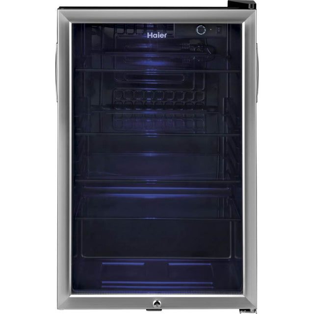 Haier - 150-Can Beverage Center - Stainless