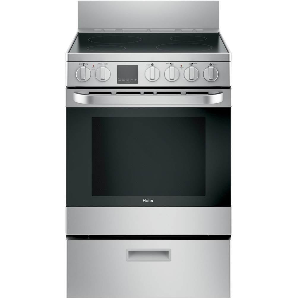 Haier - 24'' 2.9 Cu. Ft. Electric Range - Stainless