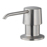 Hamat - Soap Dispenser with Pump and Bottle in Brushed Nickel - Brushed Nickel