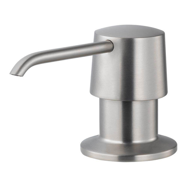 Hamat - Soap Dispenser with Pump and Bottle in Brushed Nickel - Brushed Nickel