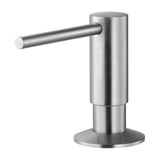 Hamat - Soap Dispenser with Pump and Bottle in Brushed Nickel - Brushed Nickel