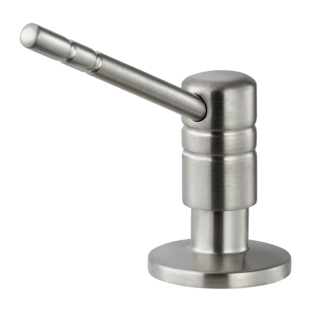 Hamat - Soap Dispenser with Pump and Bottle in Brushed Nickel - Brushed Nickel