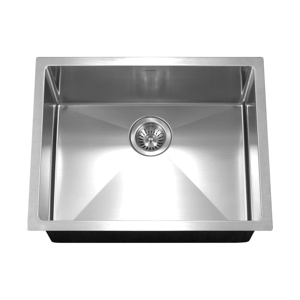 Hamat - Axiom ADA 23'' 10mm Radius Undermount Stainless Steel Sink, 6'' Depth - Stainless Steel