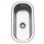 Hamat - Aspect 10'' Undermount Stainless Steel Compact Bar/Prep Sink, Bulk Pack - Stainless Steel