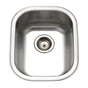 Hamat - Aspect 14'' Undermount Medium Bowl Bar/Prep Sink - Stainless Steel