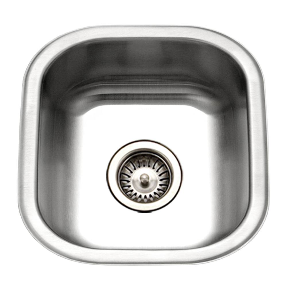 Hamat - Aspect 17'' Undermount Square Bar/Prep Sink, Bulk Pack - Stainless Steel