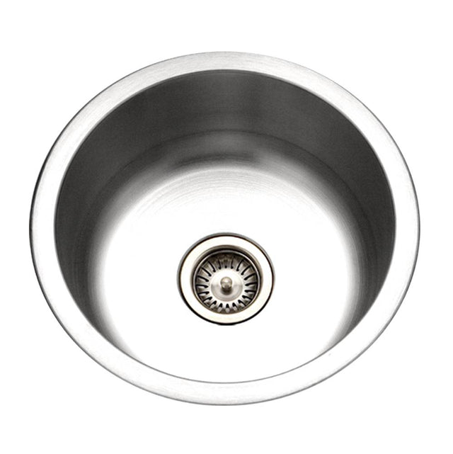 Hamat - Aspect 18'' Undermount Round Bar/Prep Sink - Stainless Steel