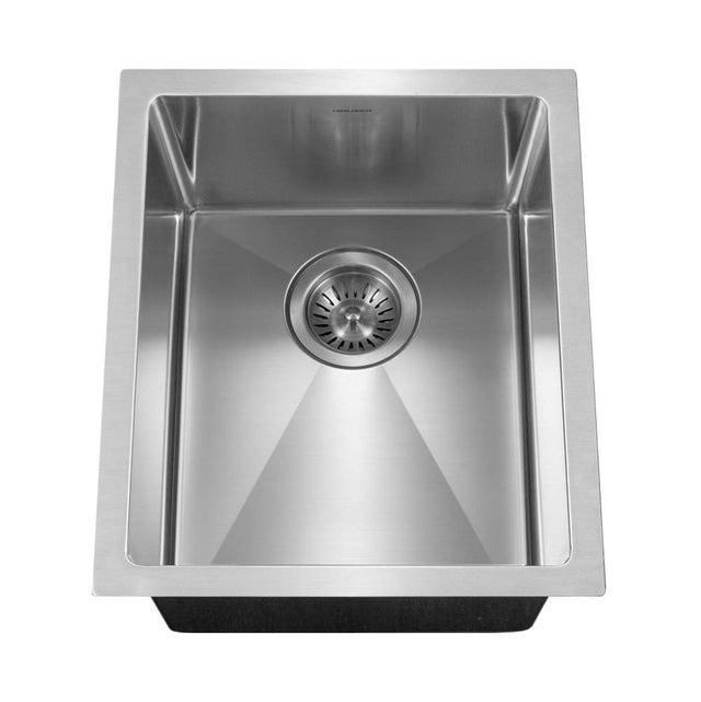 Hamat - Axiom 12'' 10mm Radius Undermount Prep Bowl Kitchen Sink - Stainless Steel