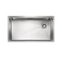 Hamat - Axiom 32'' Offset Large Single Bowl - Stainless Steel