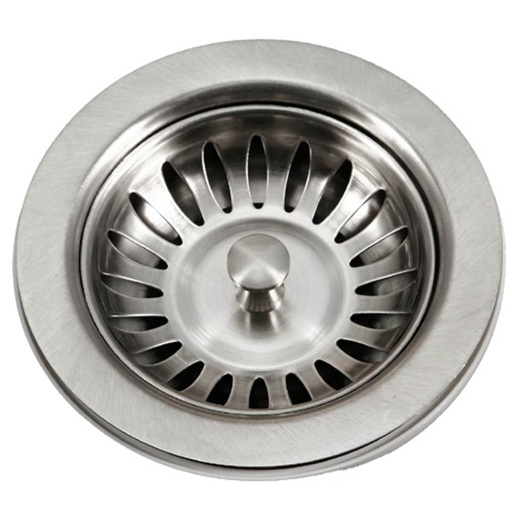 Hamat - 3-1/2'' Stainless Steel Basket Strainer - Stainless Steel