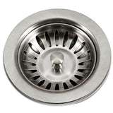 Hamat - 3-1/2'' Stainless Steel Basket Strainer - Stainless Steel