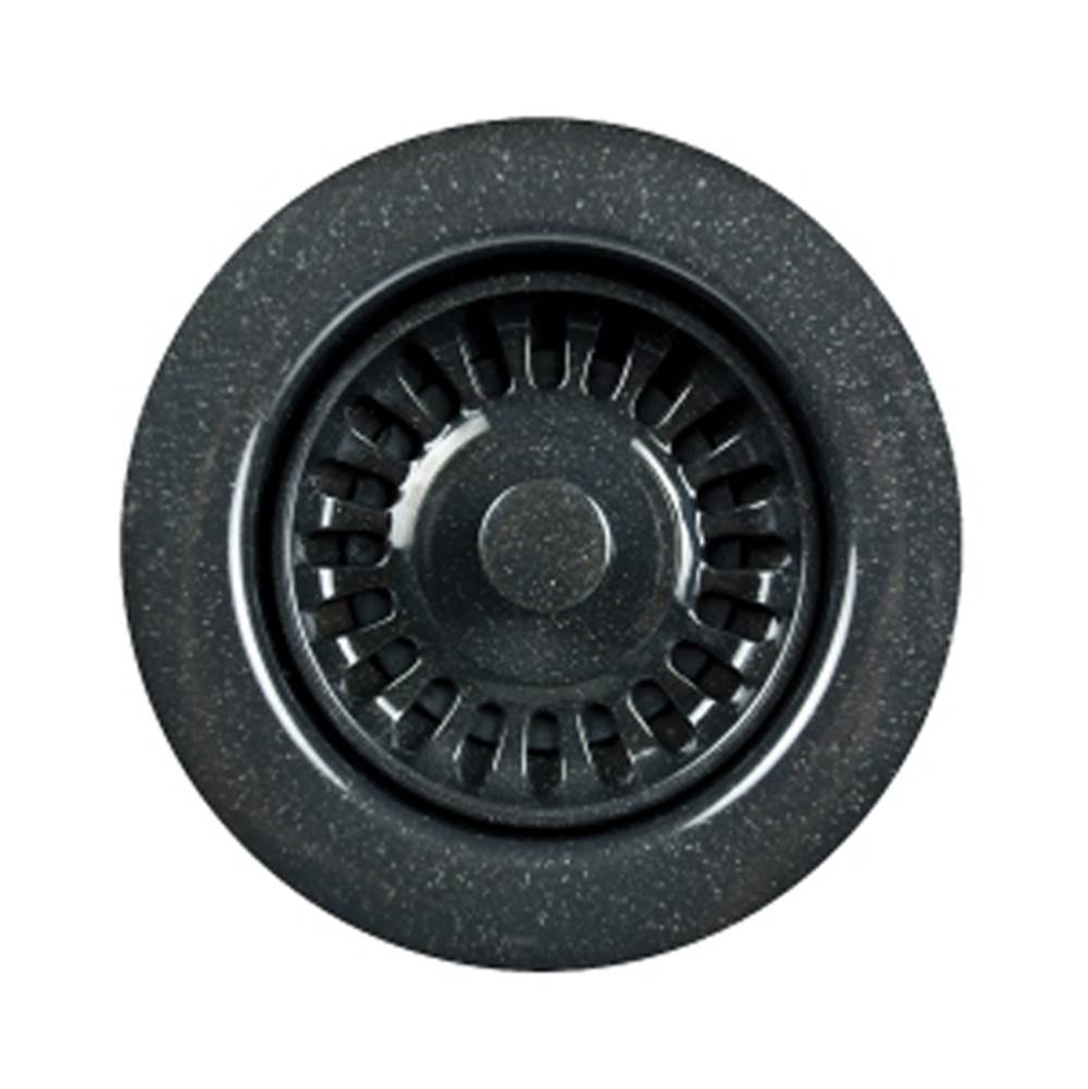 Hamat - 3-1/2''  Speckled Granite Black Basket Strainer - Granite Black
