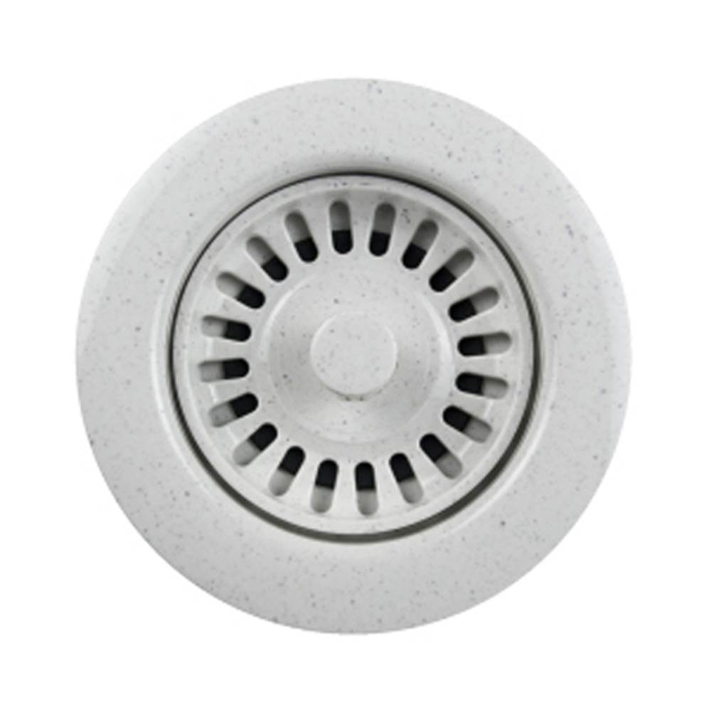 Hamat - 3-1/2''  Speckled Granite White Basket Strainer - Granite White