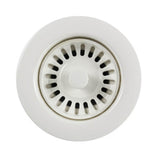 Hamat - 3-1/2'' White Basket Strainer - White