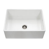 Hamat - Chelsea 30'' Apron-Front Fireclay Single Bowl Kitchen Sink, White - White