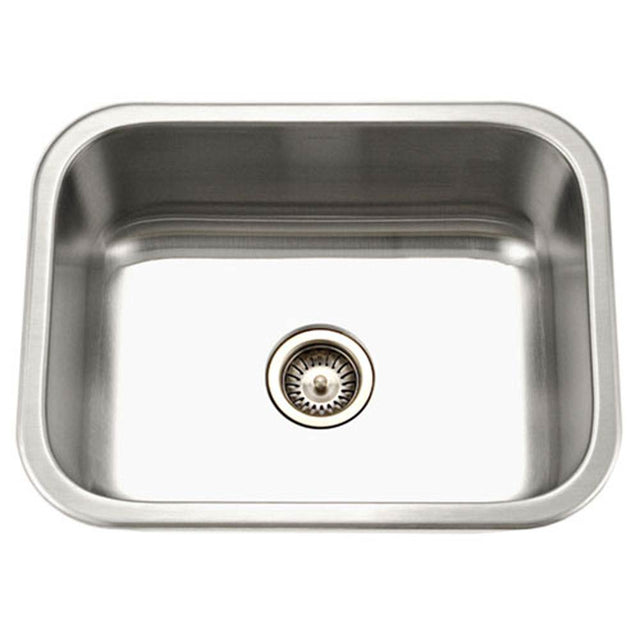 Hamat - Classic 23'' Undermount Stainless Steel Single Bowl Kitchen Sink, Bulk Pack - Stainless Steel