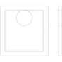 Hamat - Hardwood Cutting Board 15-1/4'' x 16'' x 1'' - Wood