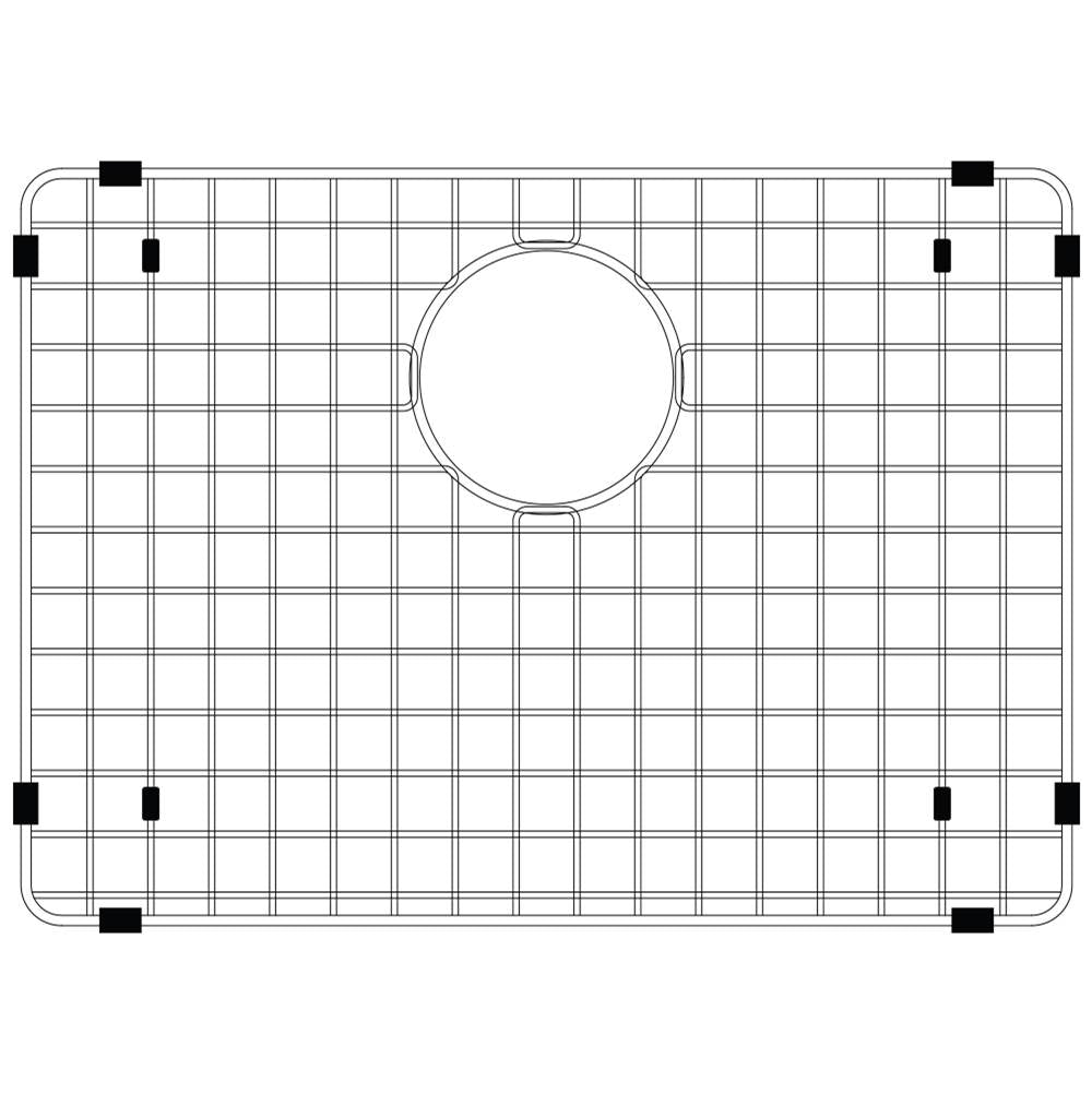 Hamat - 20-5/8'' x 14-5/8'' Wire Grate/Bottom Grid - Stainless Steel