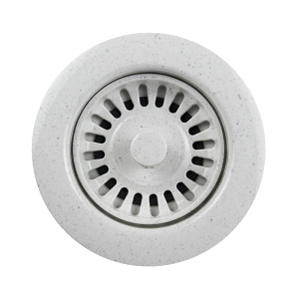 Hamat - 3-1/2''  Speckled Granite White Disposal Flange/Strainer - Granite White