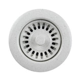 Hamat - 3-1/2''  Speckled Granite White Disposal Flange/Strainer - Granite White