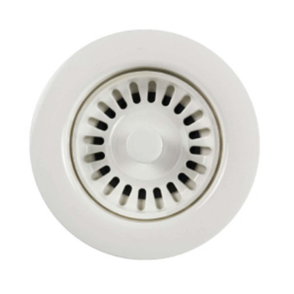 Hamat - 3-1/2''  White Disposal Flange/Strainer - White