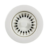 Hamat - 3-1/2''  White Disposal Flange/Strainer - White
