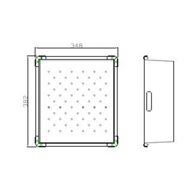Hamat - Drying Tray 13-11/16'' x 15-1/16'' x 5'' D - Stainless Steel