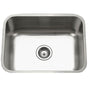 Hamat - Enterprise 23'' Undermount Stainless Steel Single Bowl Kitchen Sink, 18 Gauge, Bulk Pack - Stainless Steel