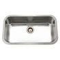 Hamat - Enterprise 32'' Undermount Stainless Steel Large Single Bowl Kitchen Sink, 18 Gauge - Stainless Steel