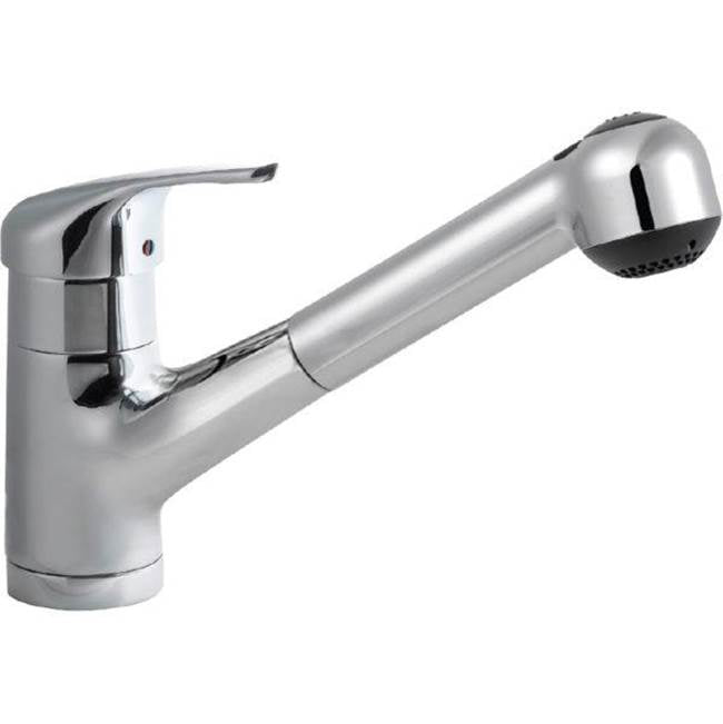 Hamat - Everest Dual Function Pull Out Kitchen Faucet in Polished Chrome - Polished Chrome