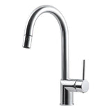 Hamat - Gal Dual Function Pull Down Kitchen Faucet in Matte Black - Matte Blakc