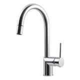 Hamat - Gal Dual Function Pull Down Kitchen Faucet in Polished Chrome - Polished Chrome