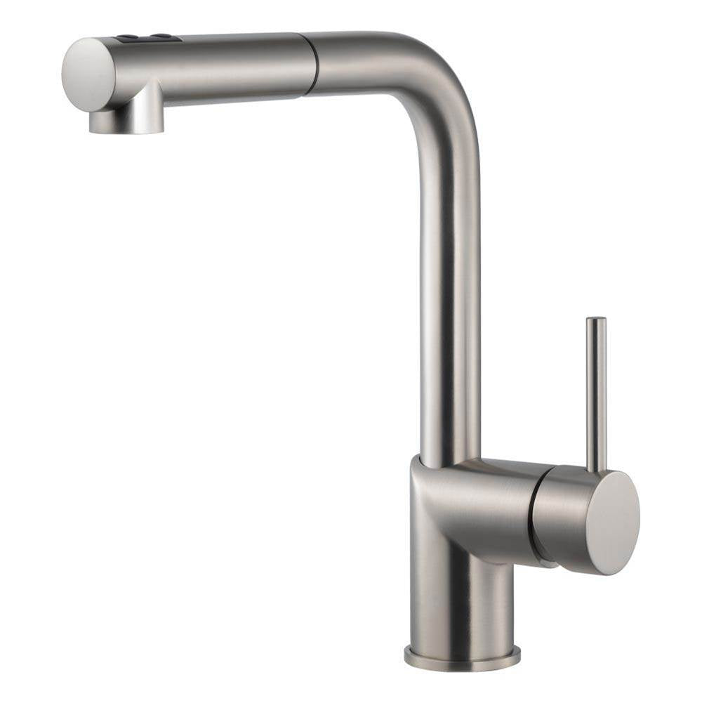Hamat - Gal Dual Function Pull Out Kitchen Faucet in Brushed Nickel - Brushed Nickle