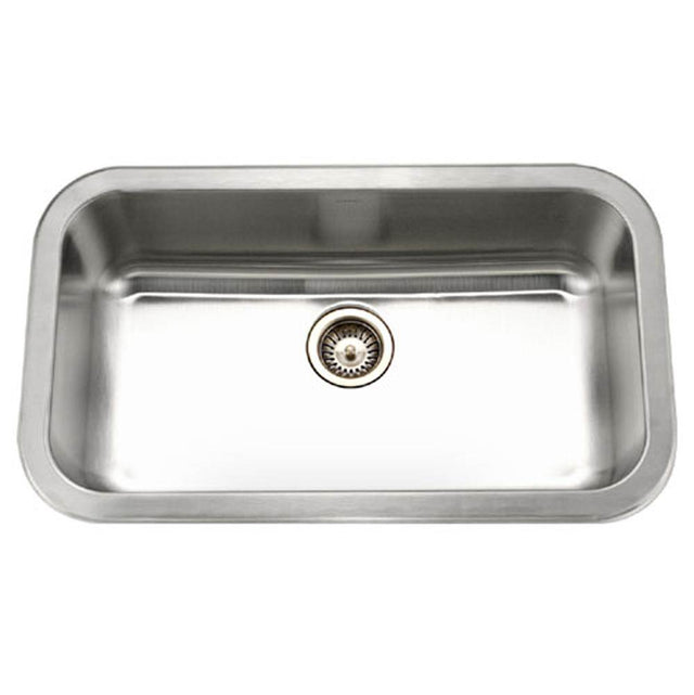 Hamat - Gourmet 32'' Undermount Stainless Steel Single Bowl Kitchen Sink, Bulk Pack - Stainless Steel