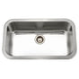 Hamat - Gourmet 32'' Undermount Stainless Steel Single Bowl Kitchen Sink, Bulk Pack - Stainless Steel