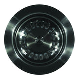Hamat - 3-1/2'' Graphite Basket Strainer - Graphite