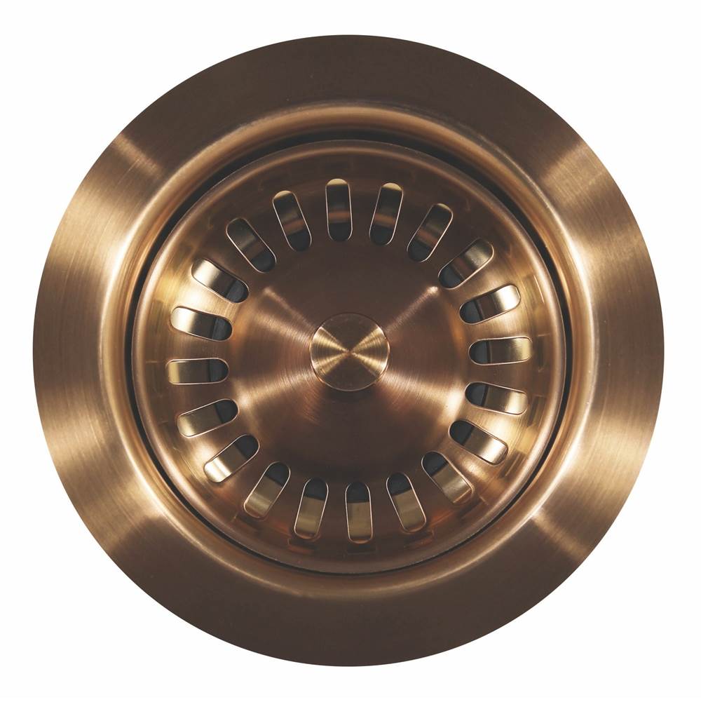 Hamat - 3-1/2'' Rose Gold Basket Strainer - Rose Gold