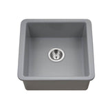 Hamat - Chelsea 19'' Undermount Fireclay Bar Sink, Matte White - Matte White