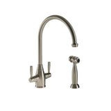 Hamat - Exeter Traditional Brass Faucet with Side Spray in Rose Gold - Rose Gold