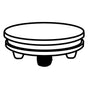 Hamat - Stainless Steel Faucet Hole Cover - Stainless Steel